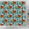 Grandma Nana Pattern Print Bathroom Shower Curtain-grizzshop