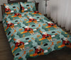 Grandma Nana Pattern Print Bed Set Quilt-grizzshop