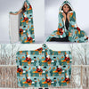 Grandma Nana Pattern Print Hooded Blanket-grizzshop