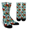 Grandma Nana Pattern Print Unisex Crew Socks-grizzshop