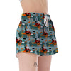 Grandma Nana Pattern Print Women's Shorts-grizzshop