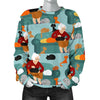 Grandma Nana Pattern Print Women's Sweatshirt-grizzshop