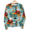 Grandma Nana Pattern Print Women's Sweatshirt-grizzshop