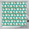 Grandma Nana Print Pattern Bathroom Shower Curtain-grizzshop