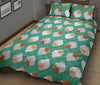 Grandma Nana Print Pattern Bed Set Quilt-grizzshop