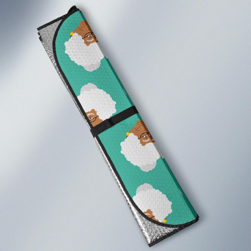 Grandma Nana Print Pattern Car Sun Shade-grizzshop