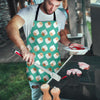 Grandma Nana Print Pattern Men's Apron-grizzshop