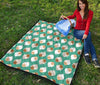 Grandma Nana Print Pattern Quilt-grizzshop