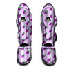 Grape Purple Print Pattern Muay Thai Shin Guards-grizzshop