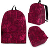 Grape Red Wine Pattern Print Backpack-grizzshop