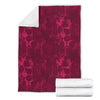 Grape Red Wine Pattern Print Blanket-grizzshop