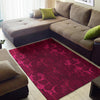 Grape Red Wine Pattern Print Floor Mat-grizzshop