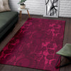 Grape Red Wine Pattern Print Floor Mat-grizzshop