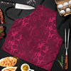 Grape Red Wine Pattern Print Men's Apron-grizzshop