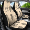 Grape Wine Pattern Print Universal Fit Car Seat Covers-grizzshop