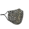 Gray Cheetah Leopard Pattern Print Face Mask-grizzshop