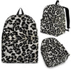 Gray Cheetah Leopard Pattern Print Premium Backpack-grizzshop