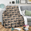 Great Dane Pattern Print Blanket-grizzshop