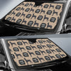 Great Dane Pattern Print Car Sun Shade-grizzshop