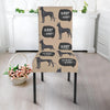 Great Dane Pattern Print Chair Cover-grizzshop