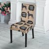 Great Dane Pattern Print Chair Cover-grizzshop