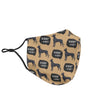 Great Dane Pattern Print Face Mask-grizzshop