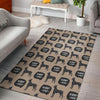 Great Dane Pattern Print Floor Mat-grizzshop