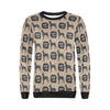 Great Dane Pattern Print Women Crewneck Sweatshirt-grizzshop