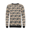 Great Dane Pattern Print Women Crewneck Sweatshirt-grizzshop