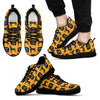 Great Dane Print Pattern Black Sneaker Shoes For Men Women-grizzshop