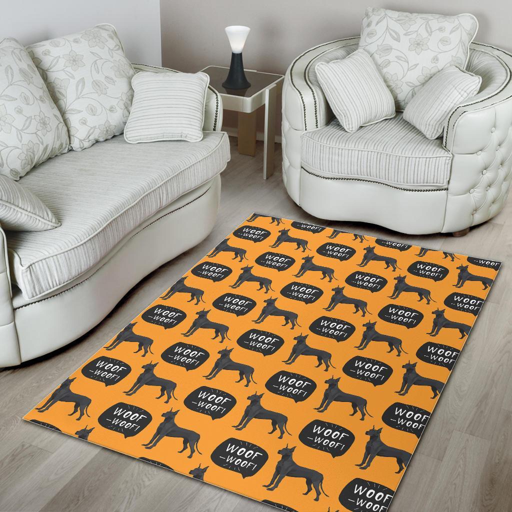 Great Dane Print Pattern Floor Mat-grizzshop