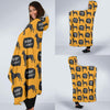 Great Dane Print Pattern Hooded Blanket-grizzshop