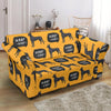 Great Dane Print Pattern Loveseat Cover-grizzshop