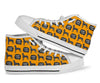 Great Dane Print Pattern Men Women's High Top Shoes-grizzshop