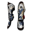 Great Kanagawa Wave Print Muay Thai Shin Guards-grizzshop