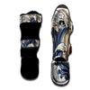 Great Kanagawa Wave Print Muay Thai Shin Guards-grizzshop