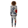 Great Kanagawa Wave Print Women's Pajamas-grizzshop