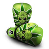 Green Alien Smoking Print Boxing Gloves-grizzshop