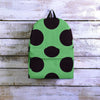 Green And Black Polka Dot Backpack-grizzshop