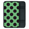 Green And Black Polka Dot Car Console Cover-grizzshop