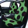 Green And Black Polka Dot Car Seat Covers-grizzshop