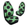 Green And Black Polka Dot Car Seat Covers-grizzshop