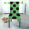 Green And Black Polka Dot Chair Cover-grizzshop