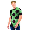 Green And Black Polka Dot Men T Shirt-grizzshop