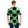 Green And Black Polka Dot Men T Shirt-grizzshop