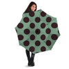 Green And Black Polka Dot Umbrella-grizzshop