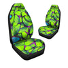 Green And Blue Butterfly Print Car Seat Covers-grizzshop