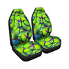 Green And Blue Butterfly Print Car Seat Covers-grizzshop