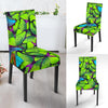 Green And Blue Butterfly Print Chair Cover-grizzshop