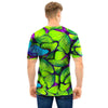 Green And Blue Butterfly Print Men T Shirt-grizzshop